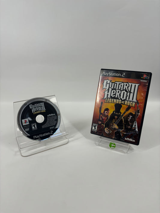 Guitar Hero III Legends of Rock (Sony PlayStation 2 PS2, 2007)
