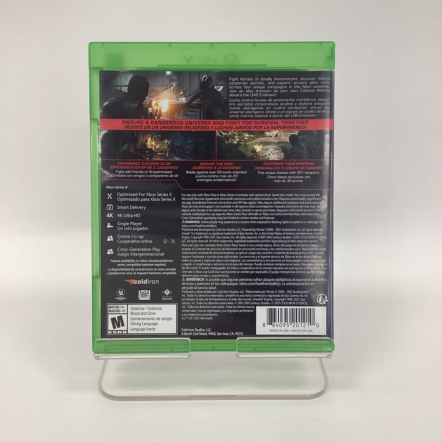 ALIENS FIRESTEAM ELITE (Microsoft Xbox One, 2021)