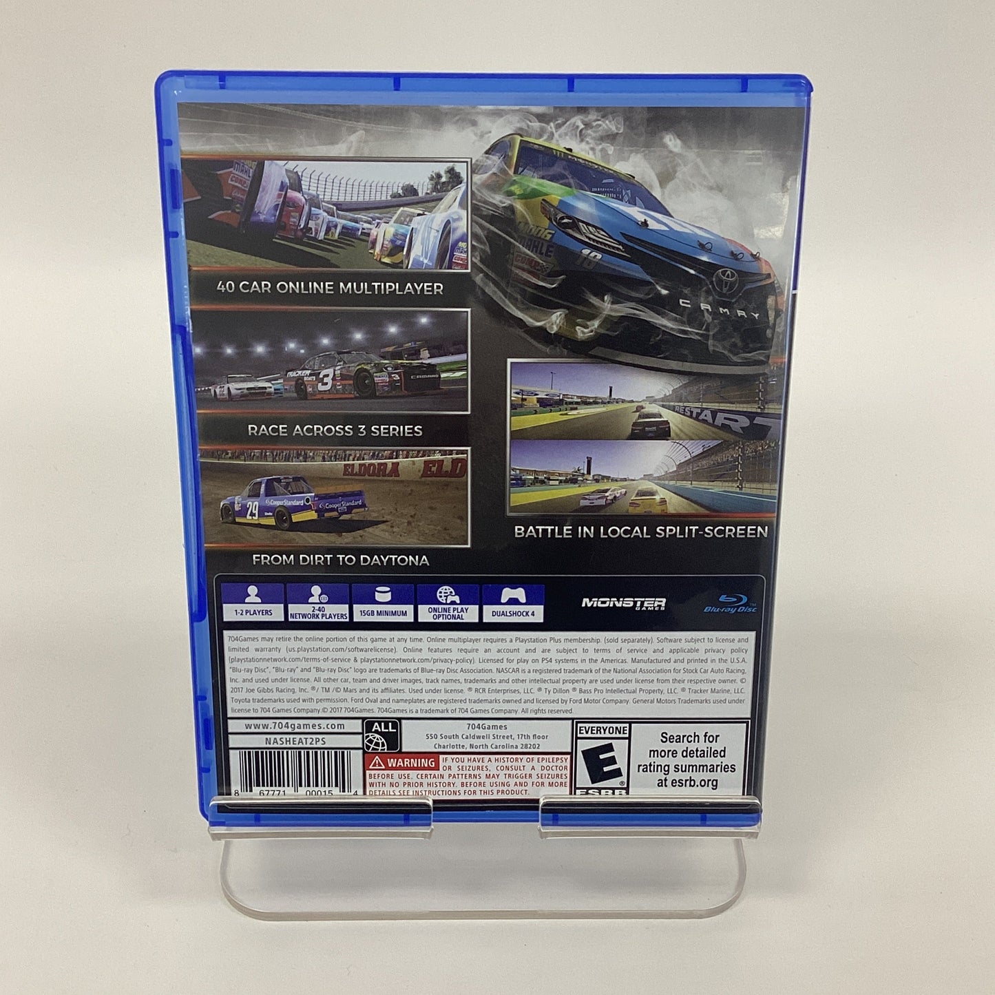 Nascar HEAT 2 (Sony PlayStation 4 PS4, 2017)